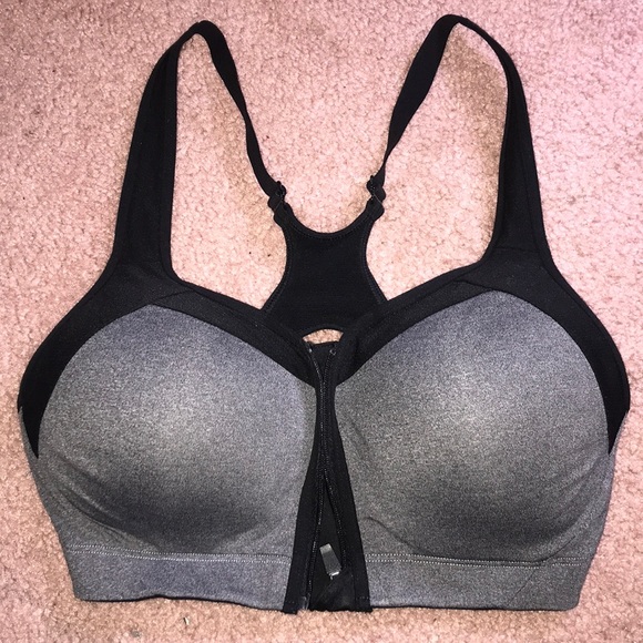 high impact sports bra front closure